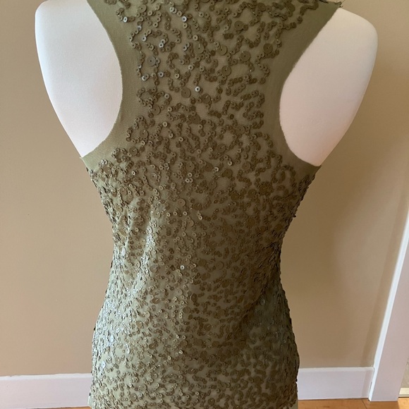 Stretch mesh embellished tank - Picture 2 of 7